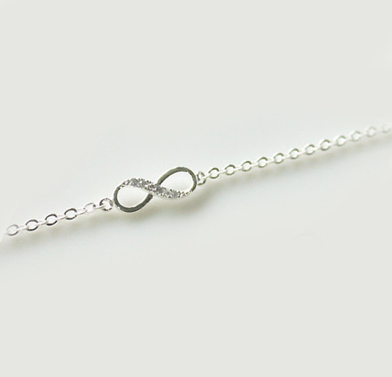 bracelet in gifts Bridesmaid simple silverFrom 5 real bridesmaid gifts Set of Infinity simple bracelet in gifts Bridesmaid simple silverFrom 5 real bridesmaid gifts Set of Infinity simple